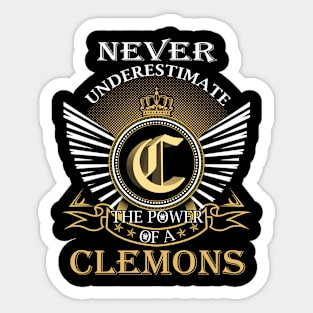 CLEMONS Sticker